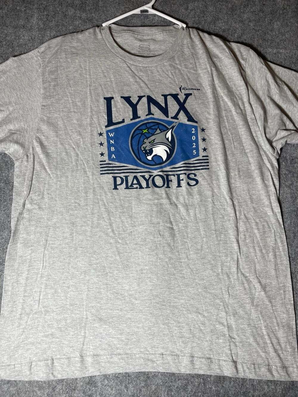Minnesota Lynx WNBA 2025 Playoffs Heather Gray T-Shirt